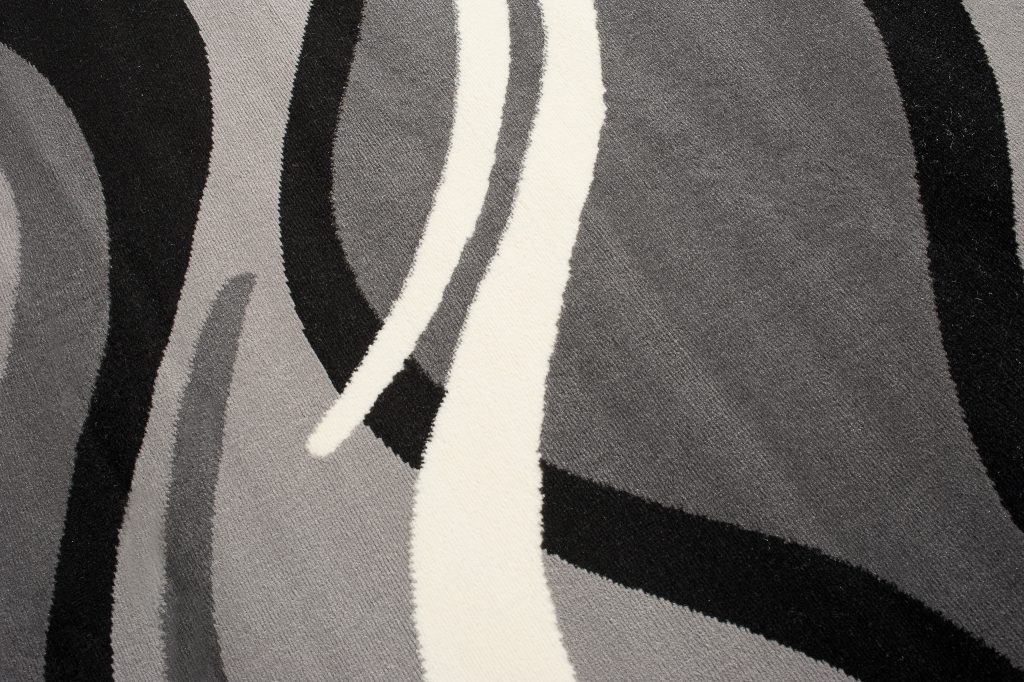 Covor Dream Gri Închis Crem Geometric Valuri
