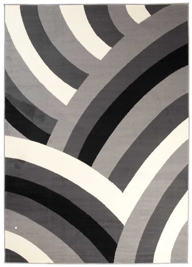 Covor Dream Gri Închis Crem Geometric