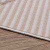 Covor Crystal Bej Maro Zigzag Geometric Efect 3D