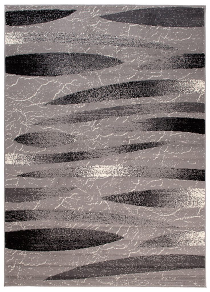 Covor Dream Modern Gri Negru Linii