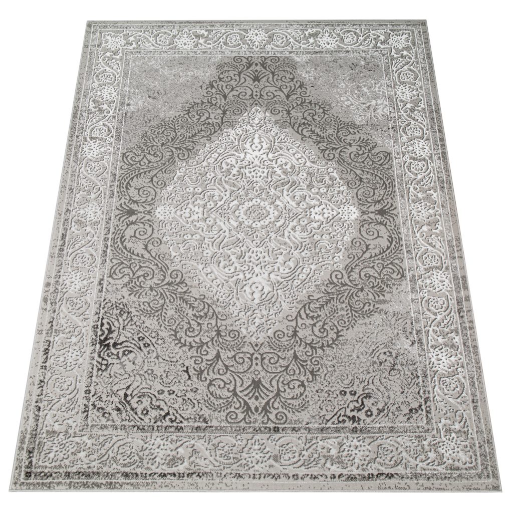Covor Ares Gri Vintage Medalion