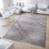 Covor Crystal Gri Deschis Bej Geometric Efect 3D