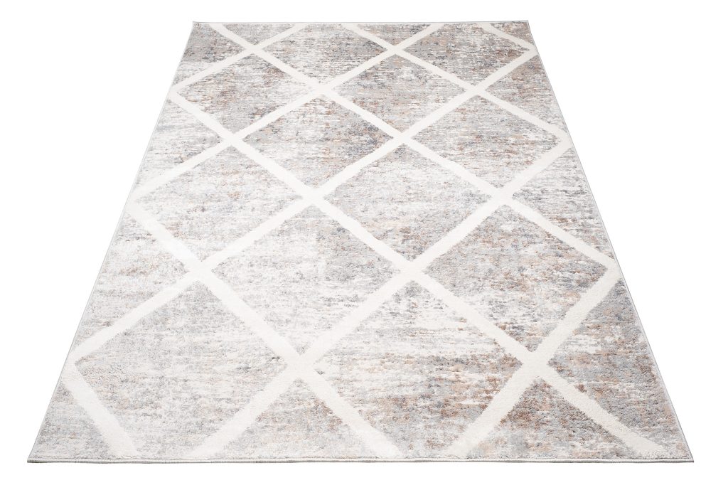 Covor Valley Gri Cupru Geometric Carouri