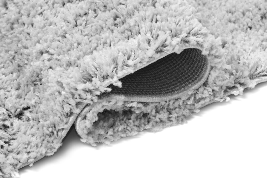 Covor Essence Shaggy Monocrom Gri Deschis