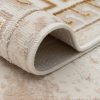 Covor Ares Auriu Bej Ornamente Medalion