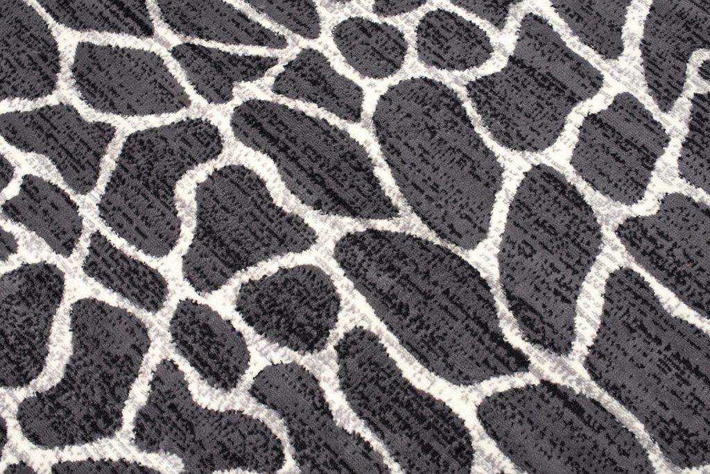 Covor Dream Gri Închis Print Animalier Ramă