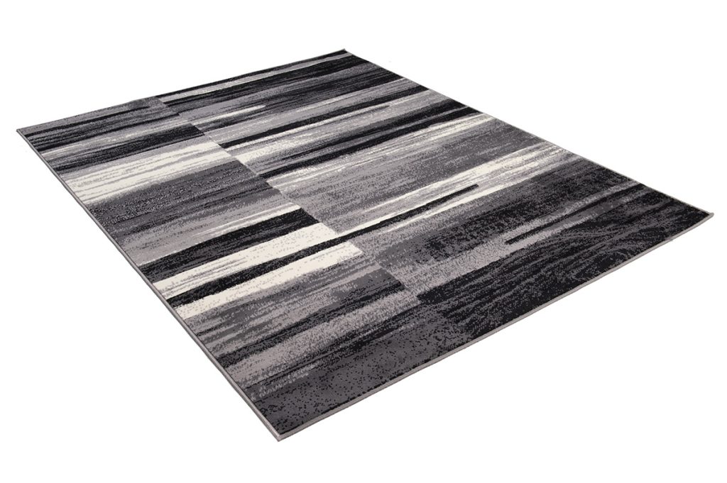 Covor Dream Abstract Gri Negru Linii