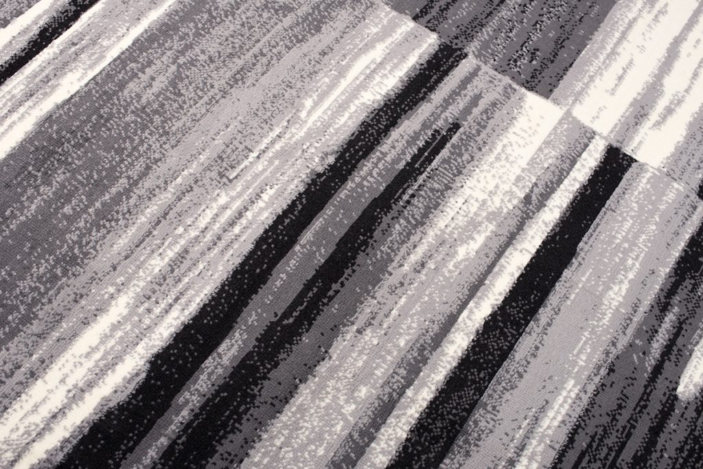Covor Dream Abstract Gri Negru Linii