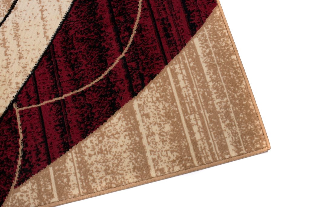 Covor Dream Geometric Crem Bordo Triunghiuri