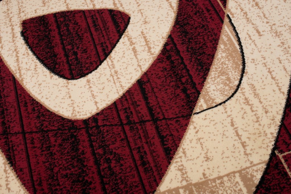 Covor Dream Geometric Crem Bordo Triunghiuri