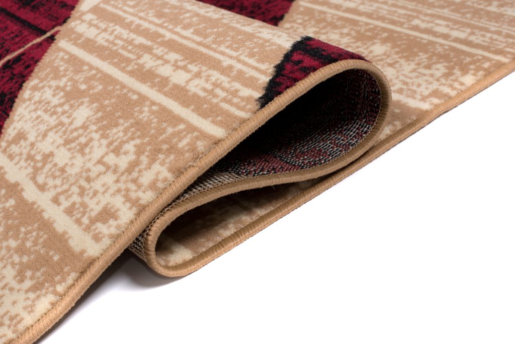Covor Dream Geometric Crem Bordo Triunghiuri