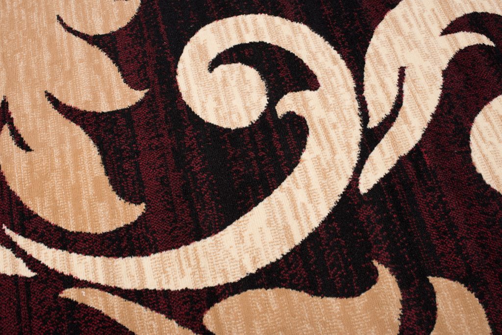 Covor Dream Bordo Crem Ornamente Frunze