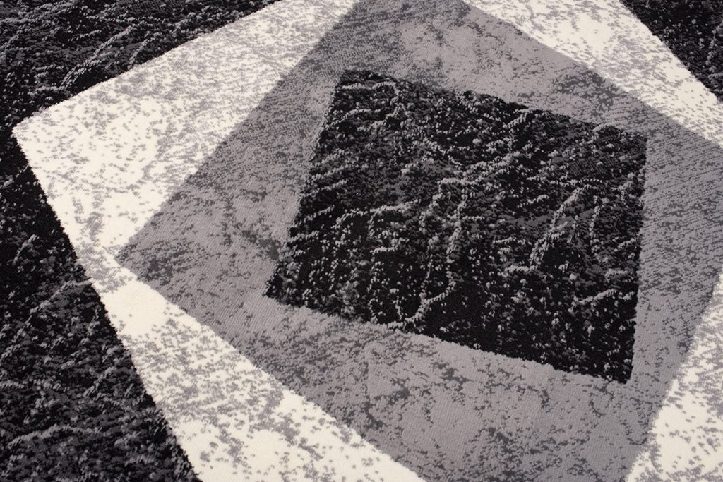 Covor Dream Geometric Gri Pătrate
