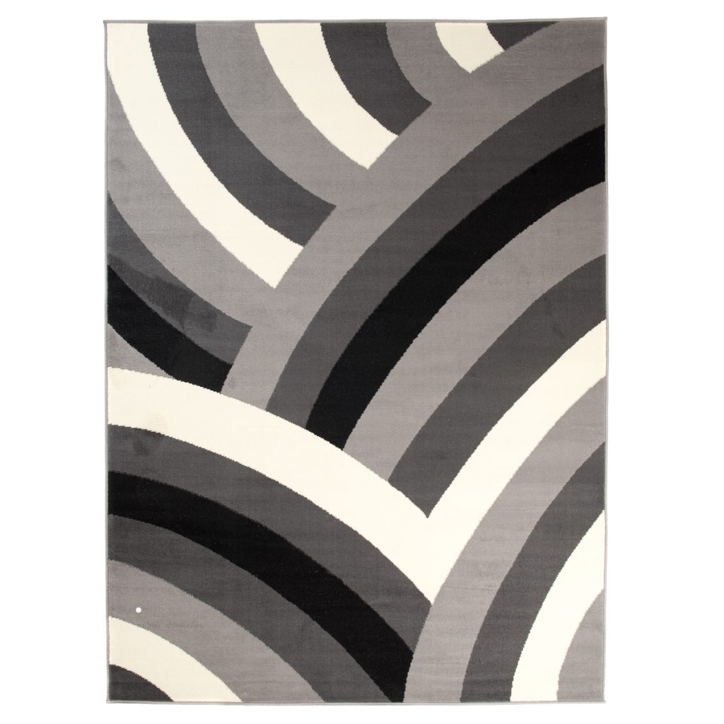 Covor Dream Gri Închis Crem Geometric