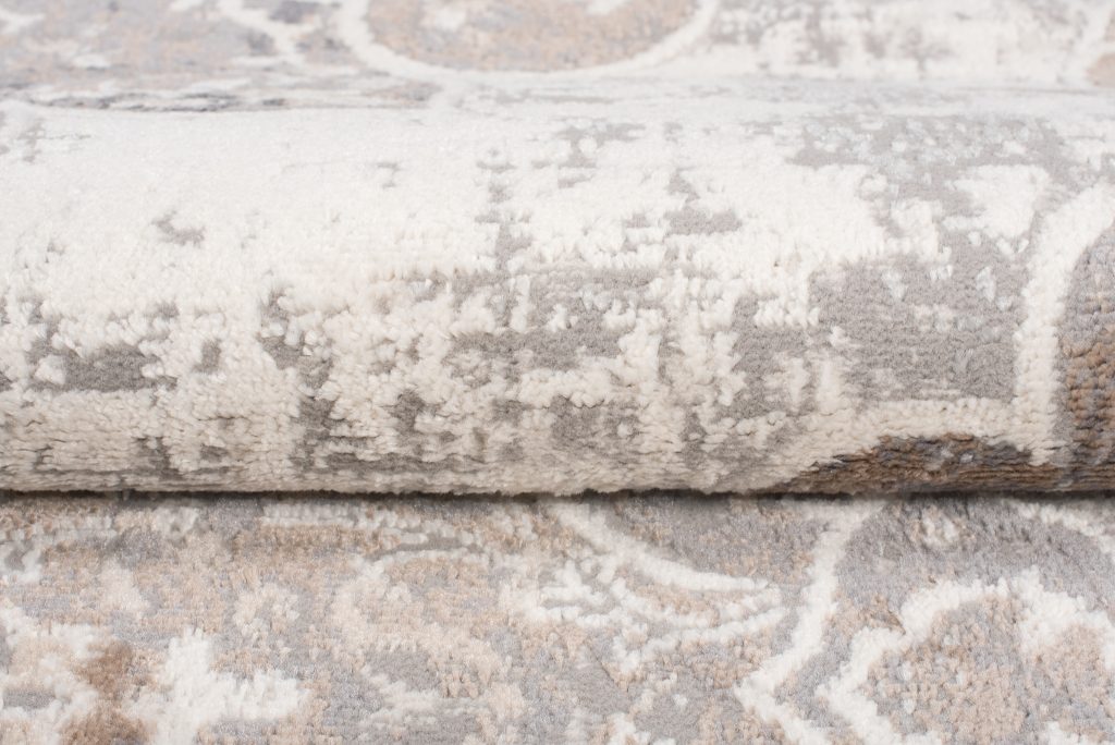 Covor Valley Gri Bej Vintage Floral