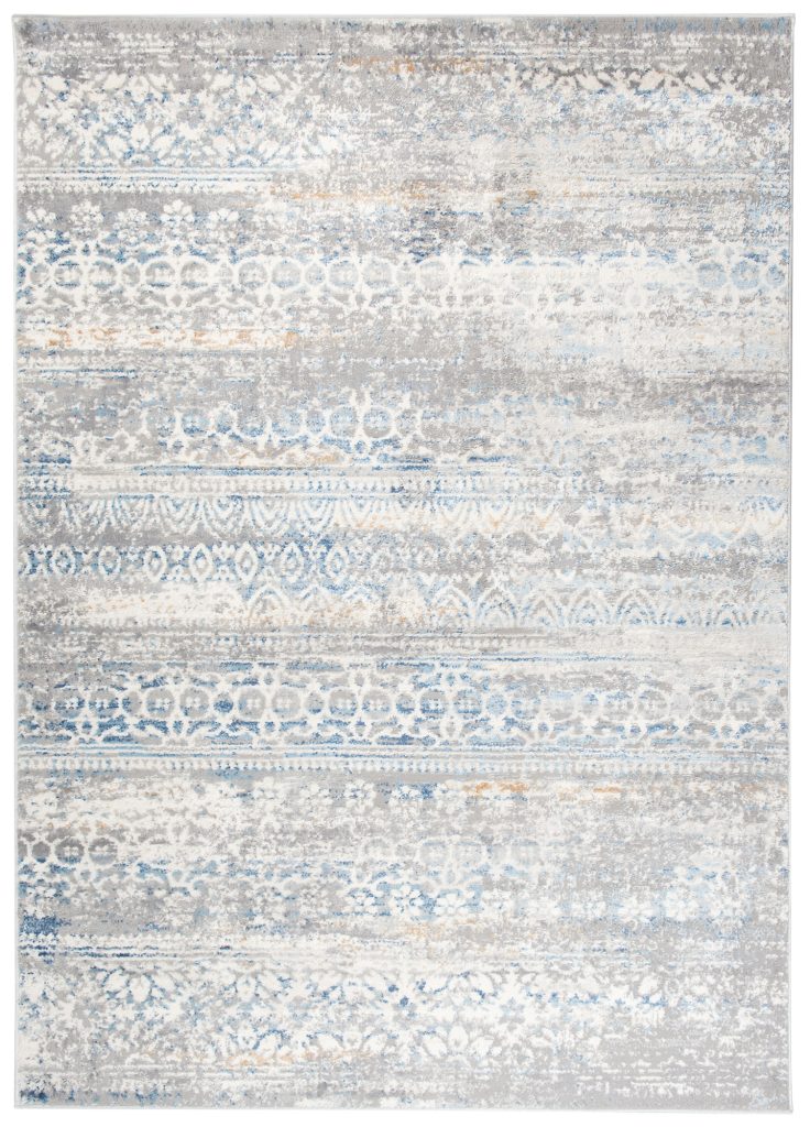 Covor Valley Gri Albastru Floral Vintage