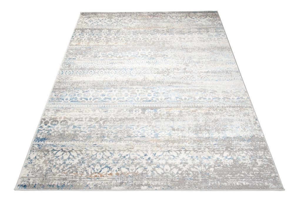 Covor Valley Gri Albastru Floral Vintage