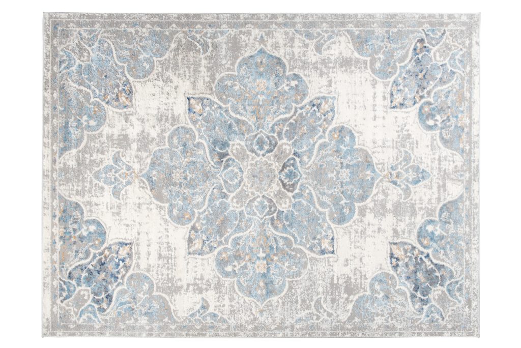 Covor Valley Gri Albastru Vintage Floral