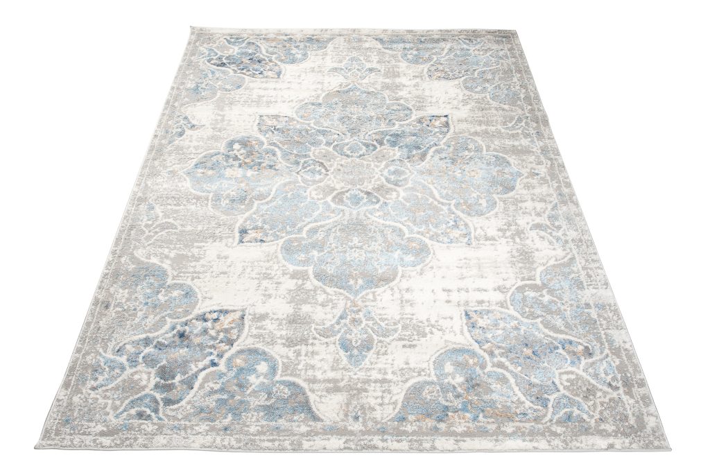 Covor Valley Gri Albastru Vintage Floral