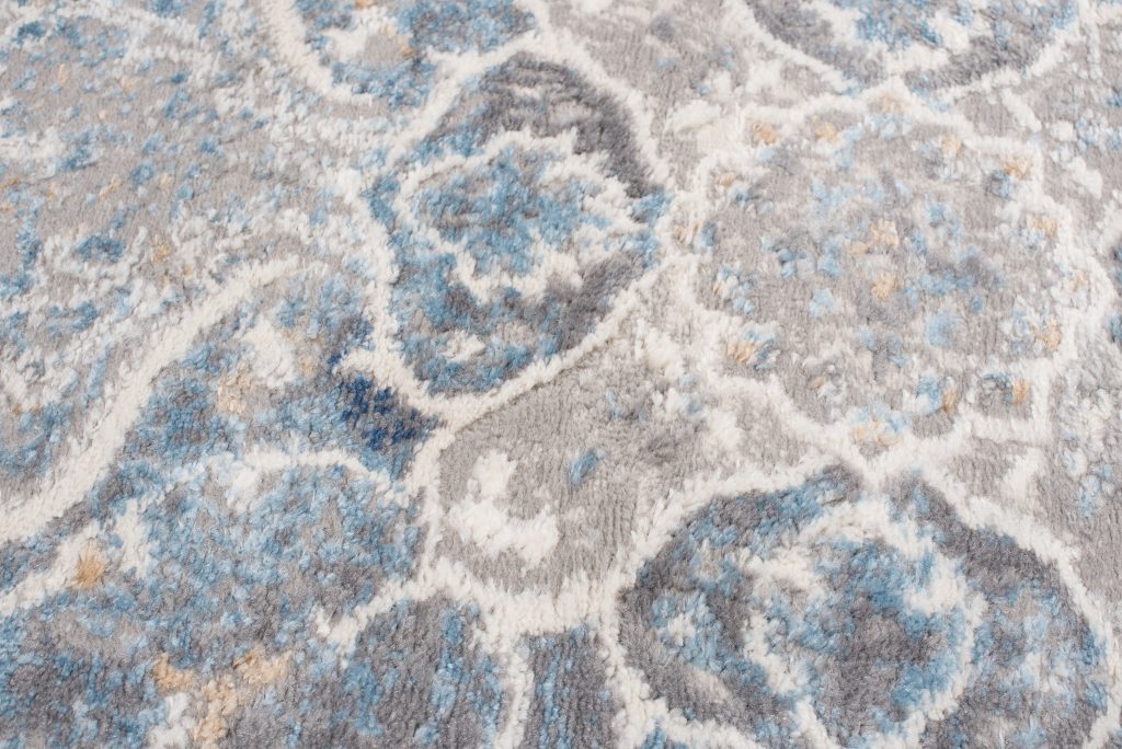 Covor Valley Gri Albastru Vintage Floral