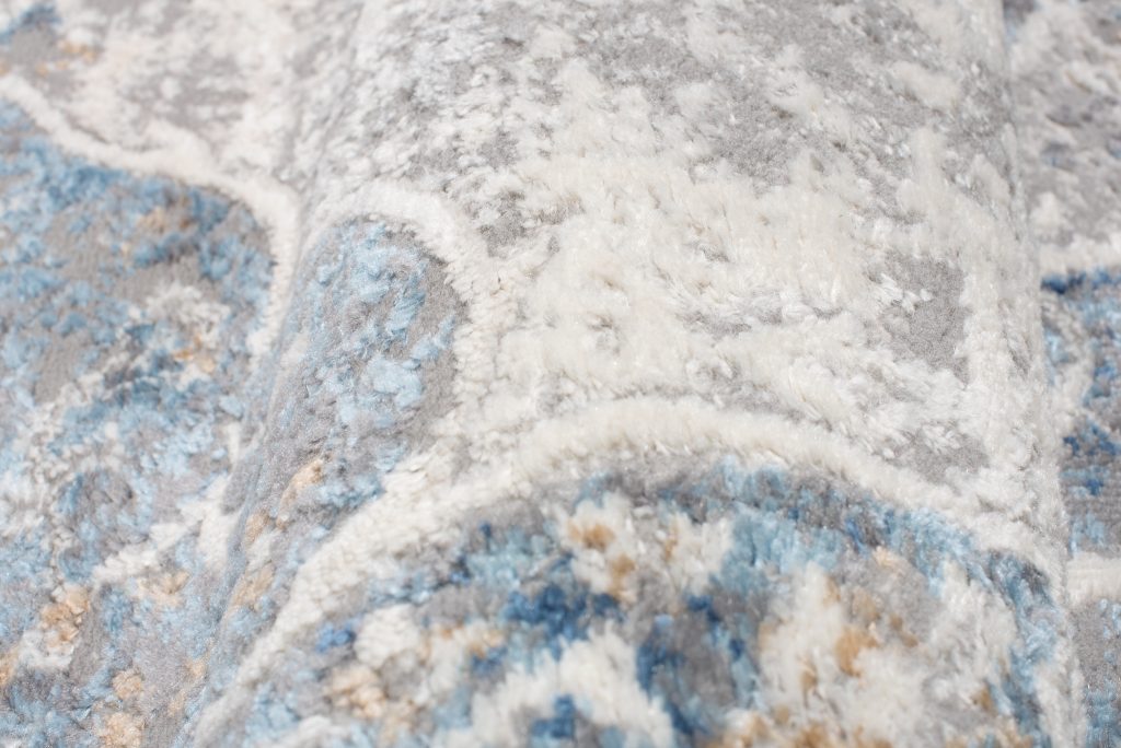 Covor Valley Gri Albastru Vintage Floral