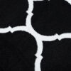 Covor Luxury Negru Alb Marocan Trellis