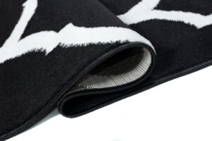 Covor Luxury Negru Alb Marocan Trellis