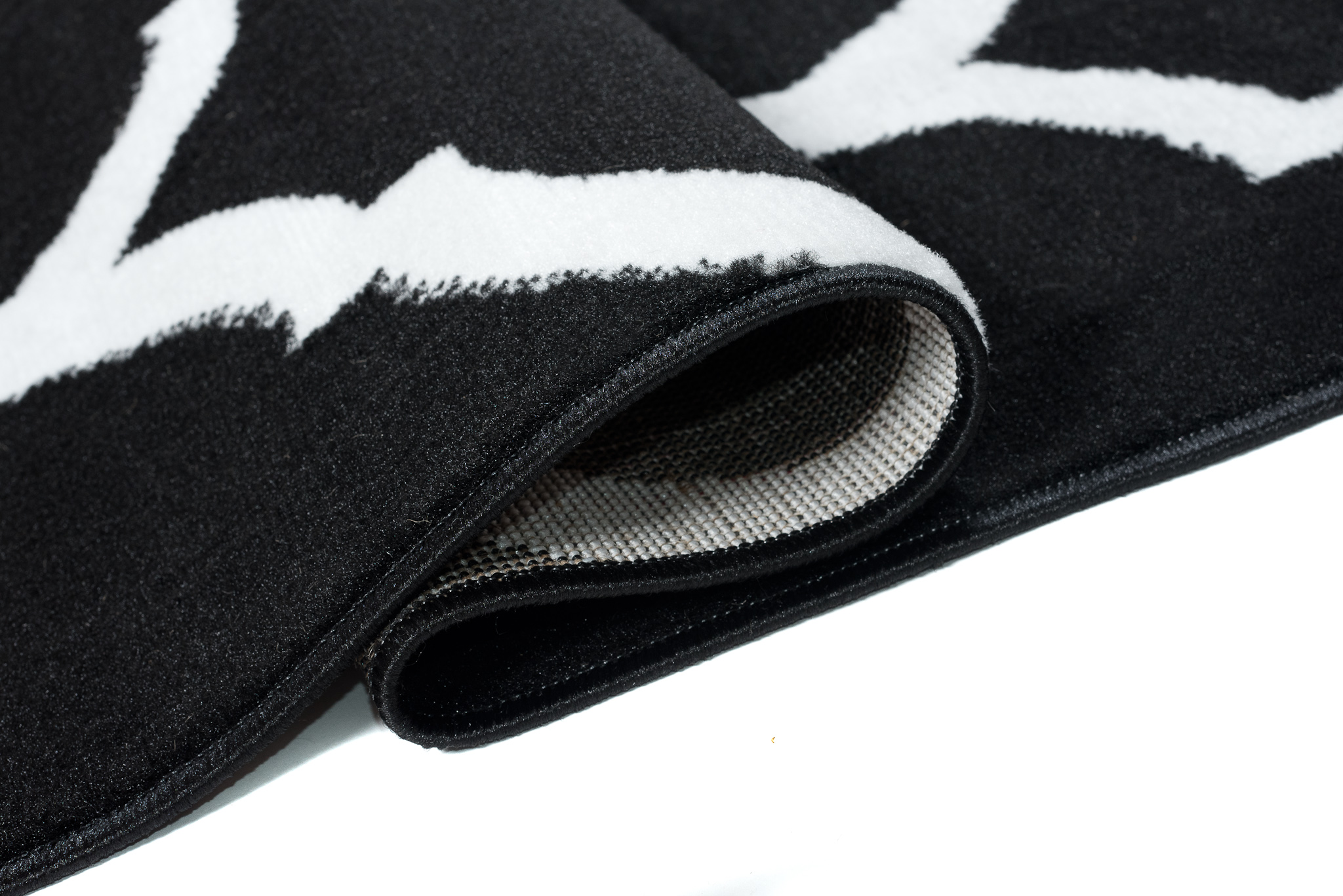 Covor Luxury Negru Alb Marocan Trellis