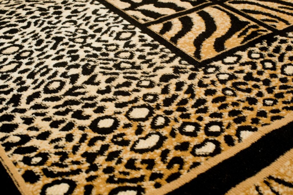 Covor Atlas Negru Maro Print Animal Safari