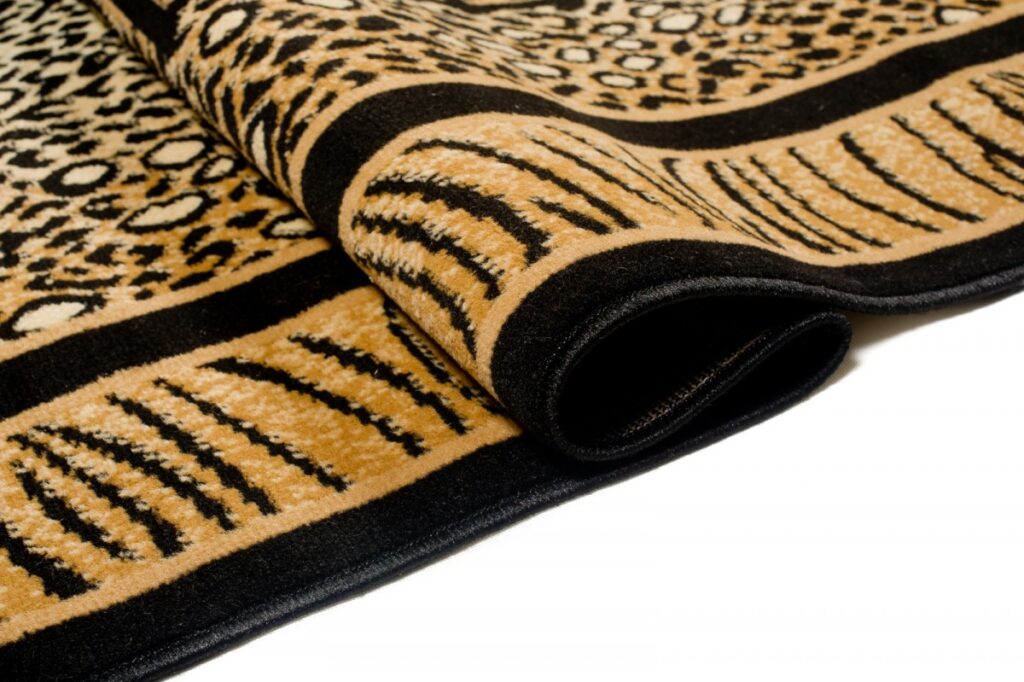 Covor Atlas Negru Maro Print Animal Safari