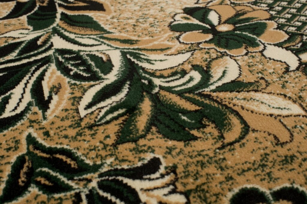 Covor Atlas Bej Verde Modern Floral