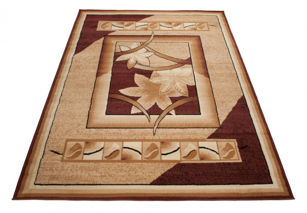 Covor Atlas Bej Maro Geometric Floral