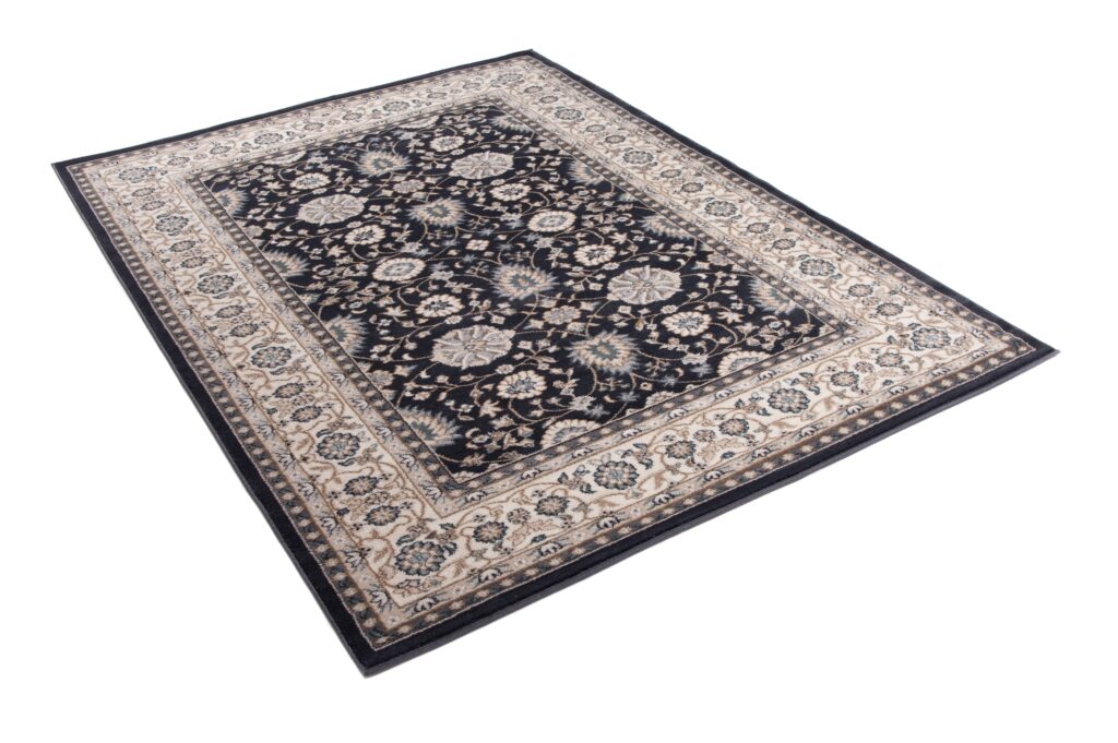 Covor Colorado Tradițional Crem Negru Floral