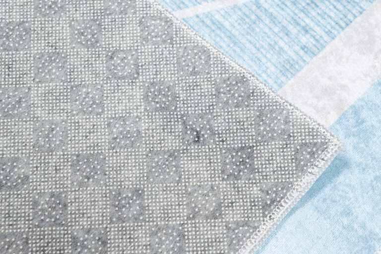 Covor Emma Antiderapant Lavabil Albastru Stele