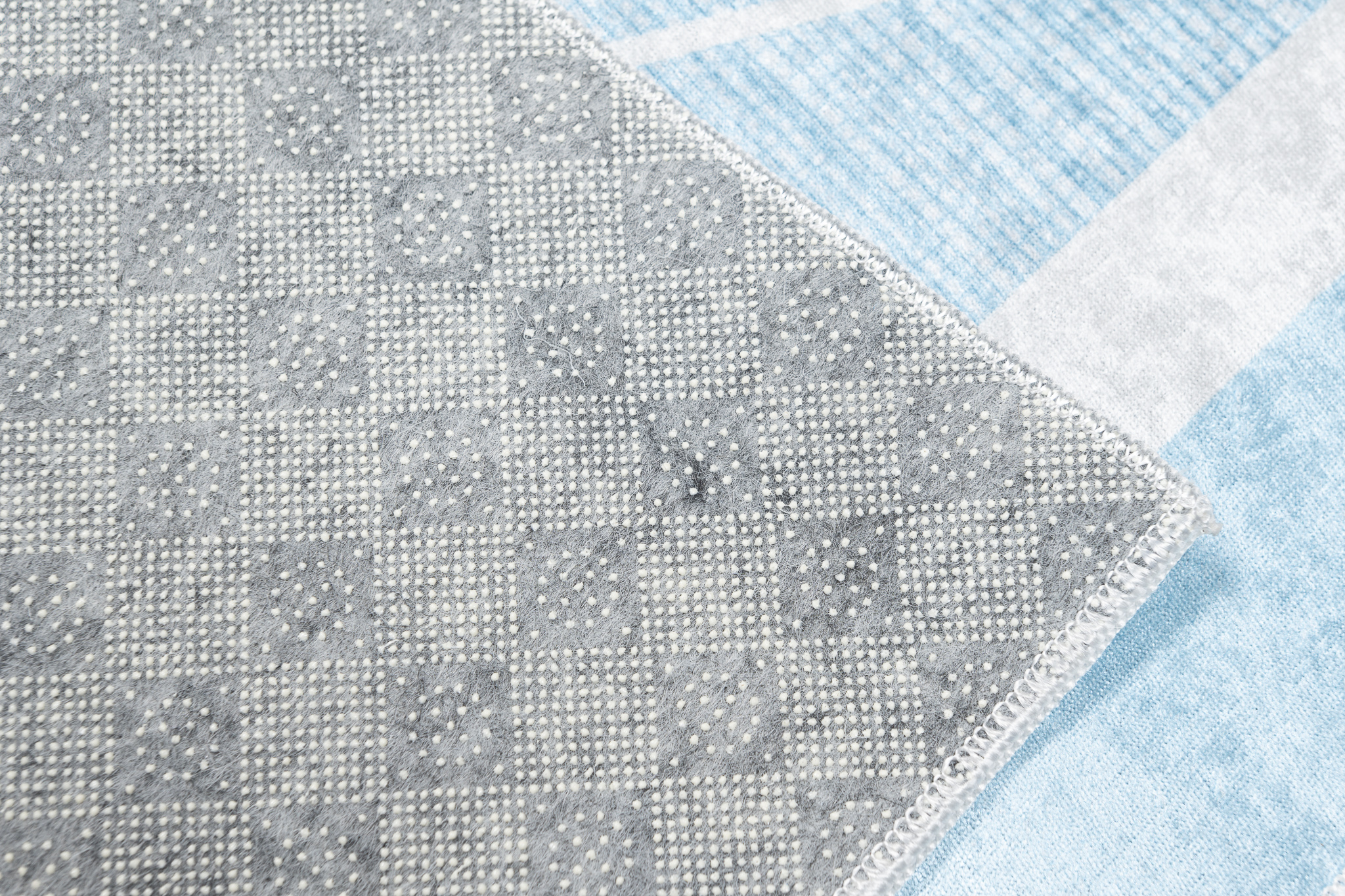 Covor Emma Antiderapant Lavabil Albastru Stele