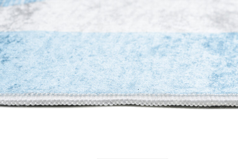 Covor Emma Antiderapant Lavabil Albastru Stele