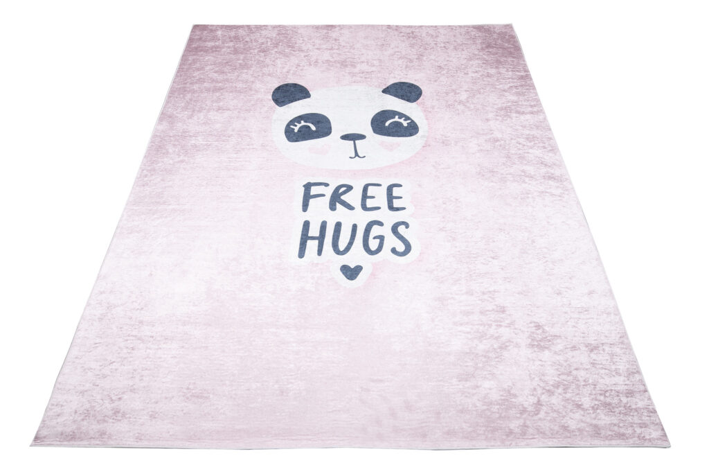 Covor pentru copii Emma Roz Panda Antiderapant