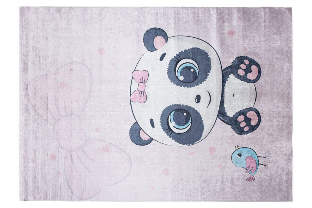 Covor pentru copii Emma Mov Pal Panda Antiderapant