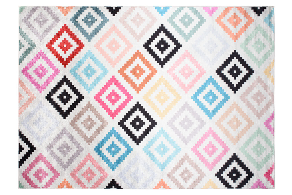Covor Toscana Multicolor cu Model Marocan