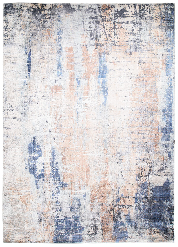Covor Toscana Abstract Bleumarin-Cupru