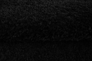 Covor Essence Rotund Shaggy Monocrom Negru
