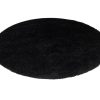 Covor Essence Rotund Shaggy Monocrom Negru