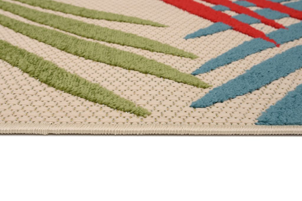 Covor de Exterior Patio Multicolor Frunze