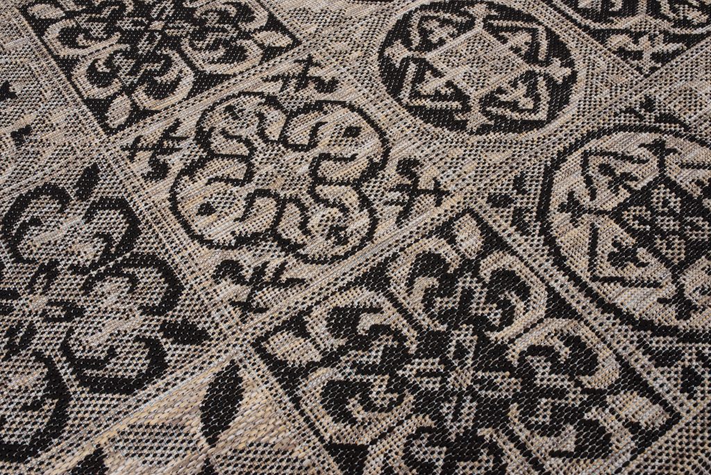 Covor Melissa Maro Negru Mozaic Interior Exterior