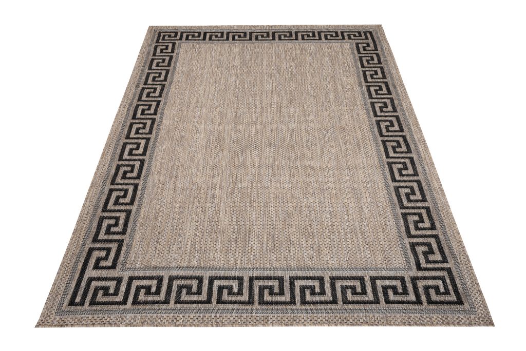 Covor Melissa Maro Negru Zigzag Interior Exterior