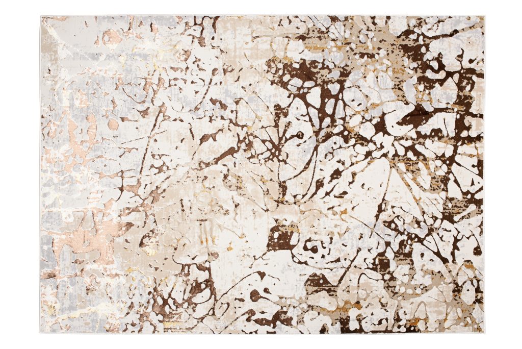 Covor Golden Crem Maro Abstract