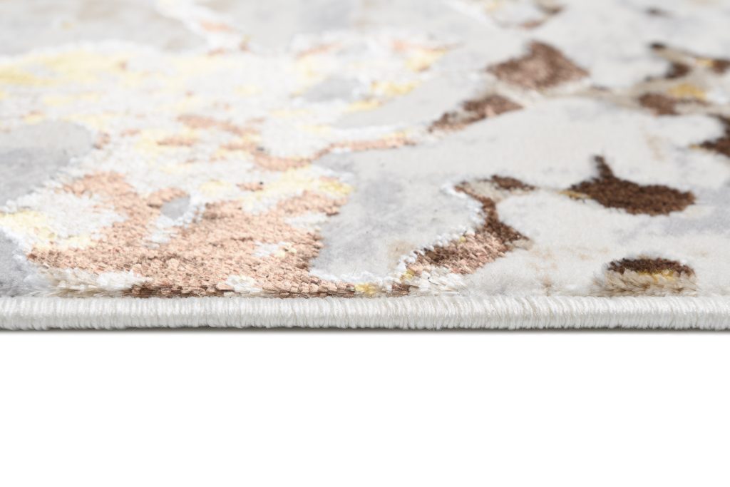 Covor Golden Crem Maro Abstract
