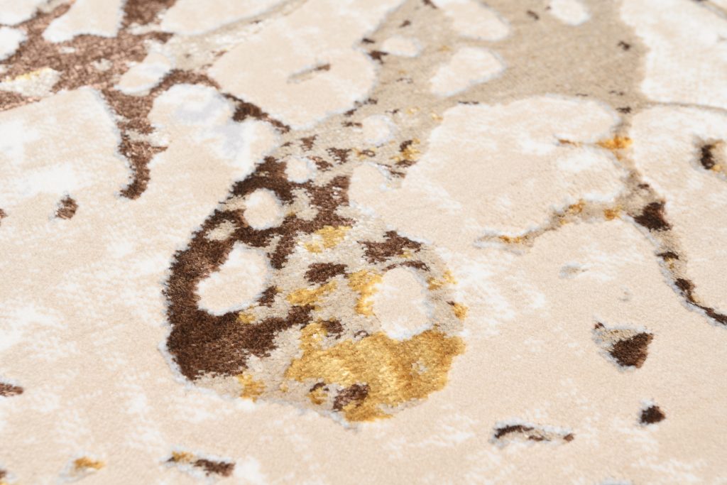 Covor Golden Crem Maro Abstract