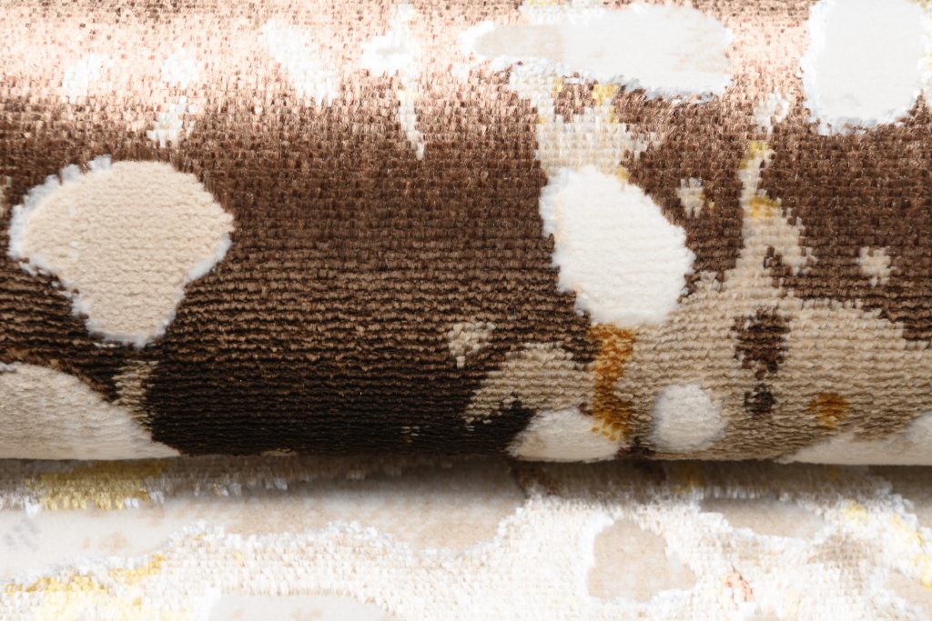 Covor Golden Crem Maro Abstract