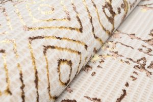 Covor Golden Crem Auriu Patchwork